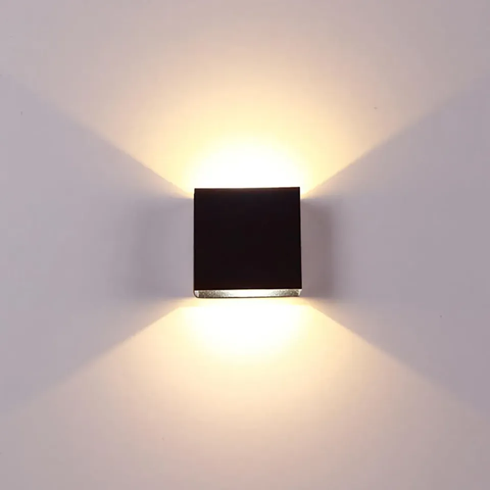 Garosa Applique Murale LED Extérieur Alu Noir 3000K