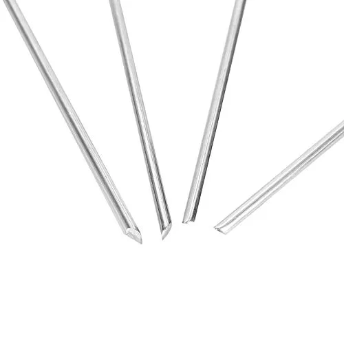 Garosa piquets en U gazon inox 100 pièces 15,2 cm