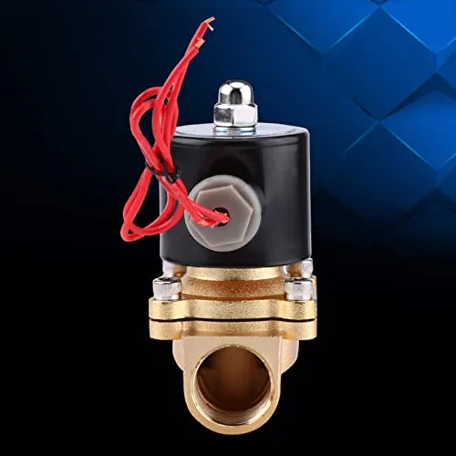 Garosa Électrovanne 220V 3/4 pouce normalement fermée zinc