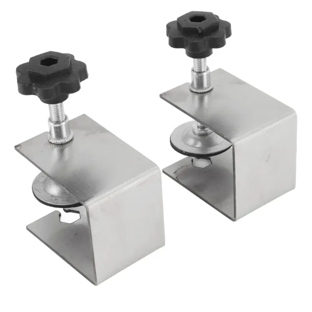 Garosa Clips fixation façade tiroir acier lot de 2