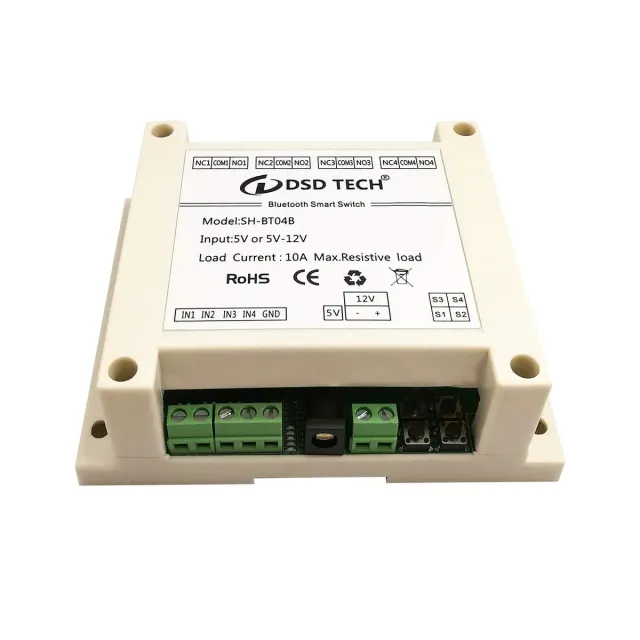 DSD TECH SH-BT04B relais Bluetooth V2 4 canaux 5/12 V