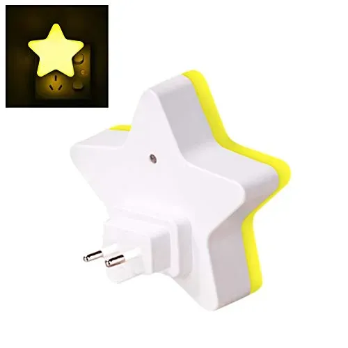 Garosa mini veilleuse LED étoile capteur auto