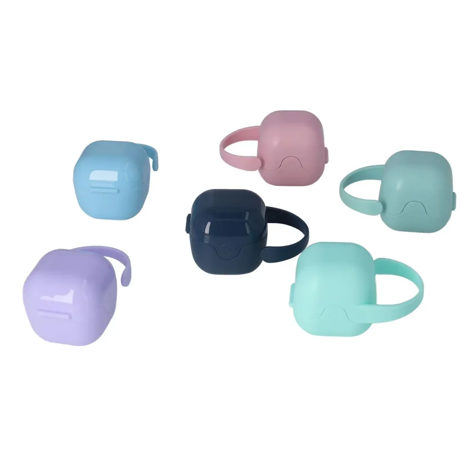Garosa étuis sucette PP 6 couleurs lot 6 avec anse