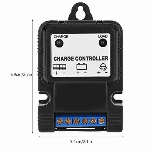 Garosa contrôleur de charge solaire PWM 3 A 6 V/12 V LED
