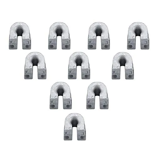 Garosa manchons à œillet tête débroussailleuse lot de 10 aluminium