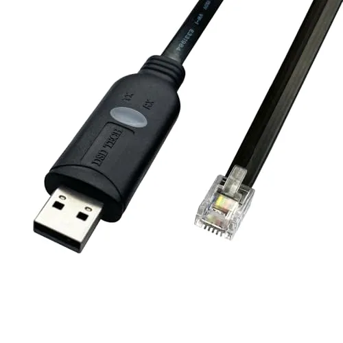 PLC Tech RS232 SH-RJ12C câble USB vers RJ12 6P4C 1,8 m