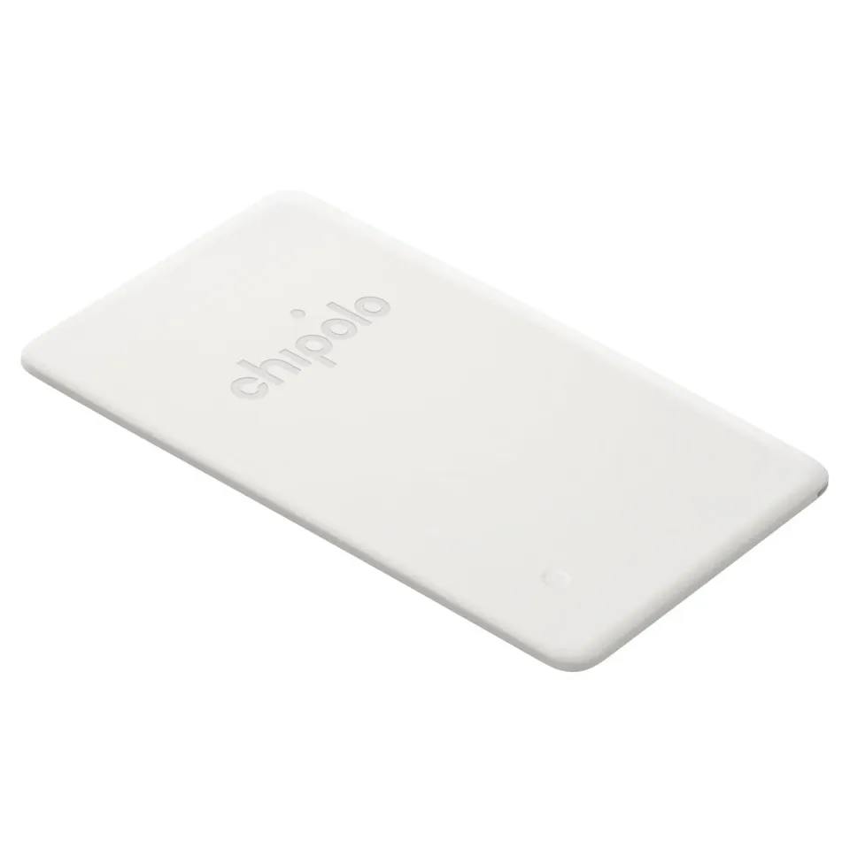 Chipolo CARD Point traceur Bluetooth portefeuille blanc cassé Android