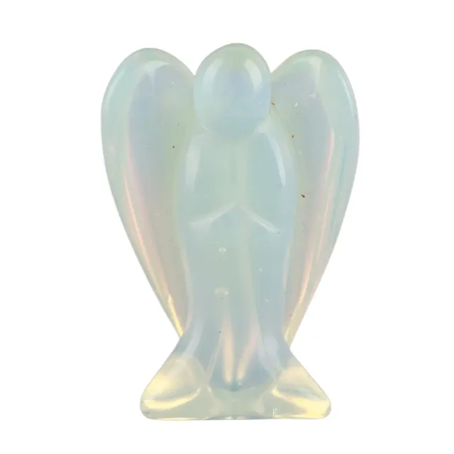 Garosa figurine ange en pierre opale 5 cm
