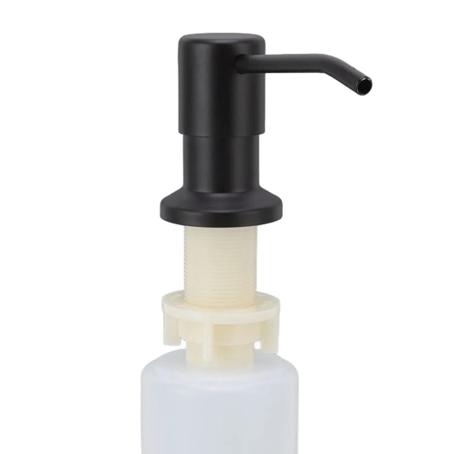 Garosa distributeur de savon pour évier 300 ml noir, pompe rotative