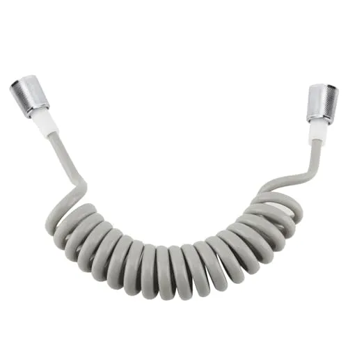 Garosa flexible de douche télescopique 2 m gris en ABS