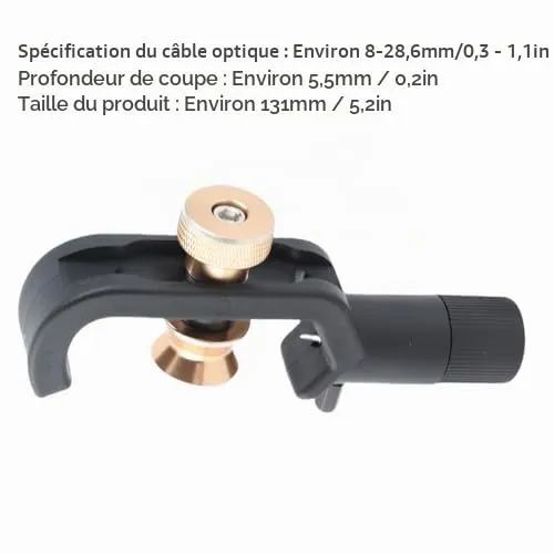 Garosa TK-S2 Dénudeur Fibre Optique 8-28,6 mm Réglable