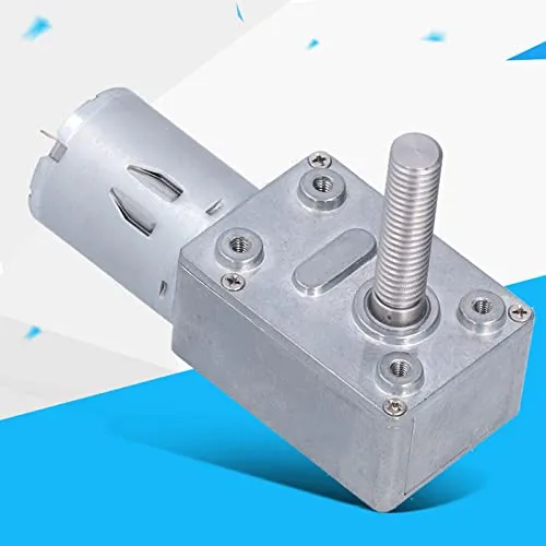 Garosa JGY-370 Moteur Réducteur 12V 150 RPM Arbre M8 Fileté