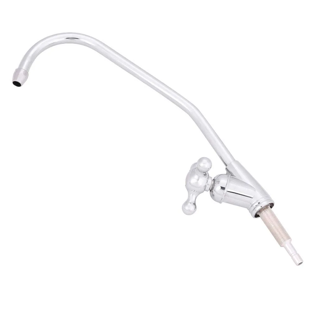 Garosa robinet de filtre à eau col de cygne chromé 360°