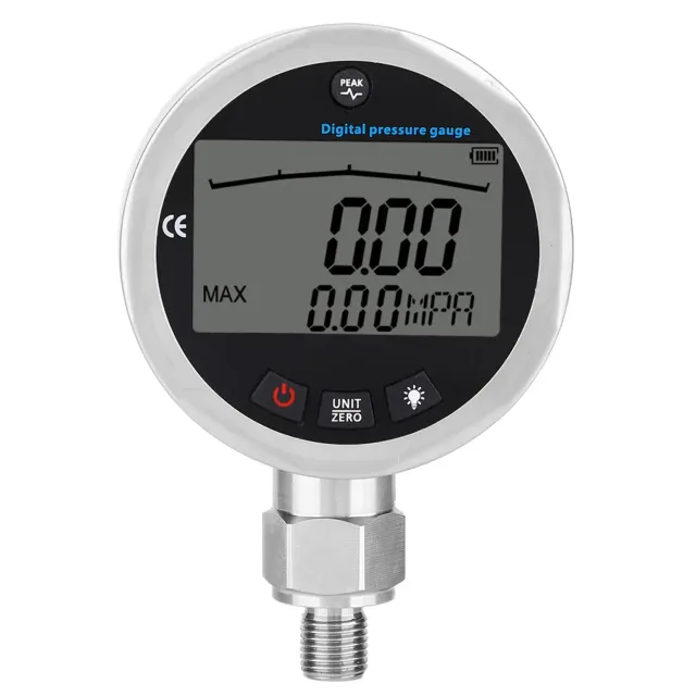 Garosa manomètre numérique 400 bar LCD inox G1/4 IP67