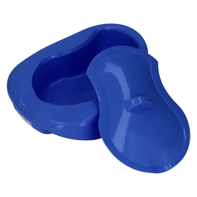 Garosa bassin de lit bleu foncé anti-déversement couvercle