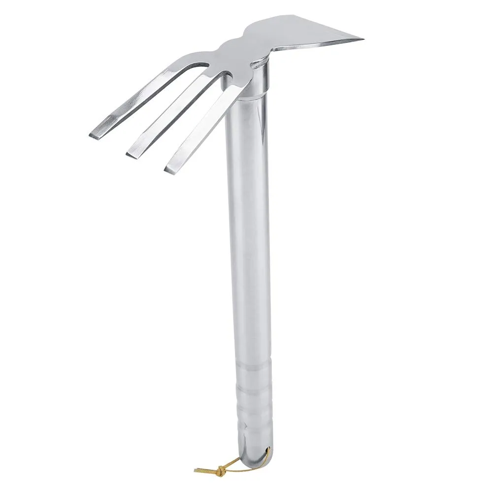 Garosa Houe râteau 2 en 1 acier jardin 39 cm