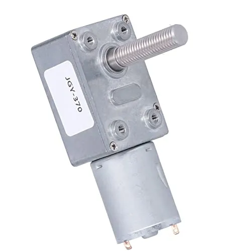 Garosa JGY-370 Moteur Réducteur 12V 150 RPM Arbre M8 Fileté
