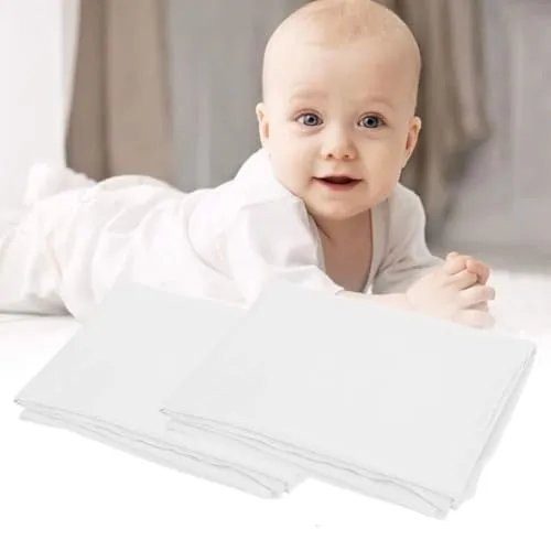 Garosa wrap photo nouveau-né en velours extensible, 120 × 120 cm, blanc