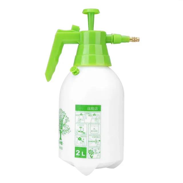 Garosa pulvérisateur de jardin manuel 2 L à pression PP blanc vert