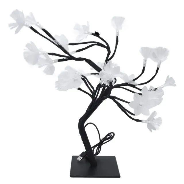 Garosa Bonsaï LED 24 lumières USB blanc chaud 36 cm