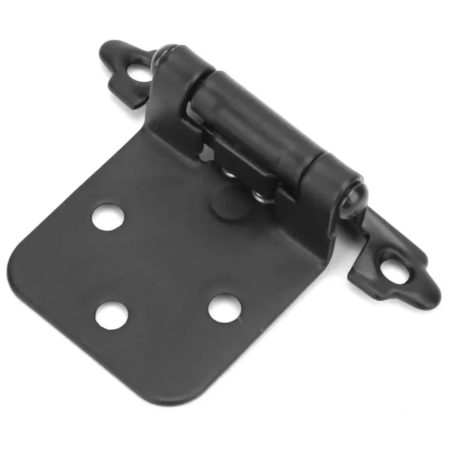 Garosa charnières ressort noires auto-fermeture 10 pcs