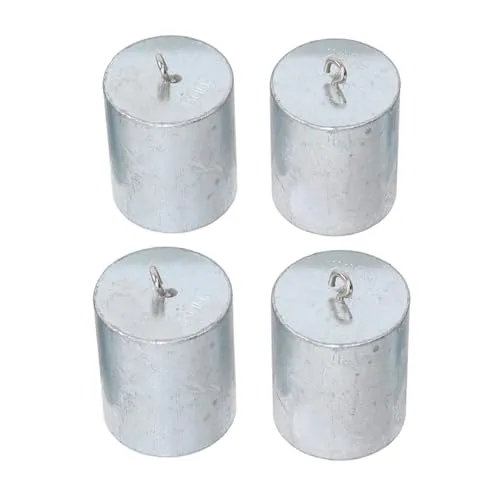 Garosa 200g poids d’étalonnage acier chromé 4 pièces ±2%