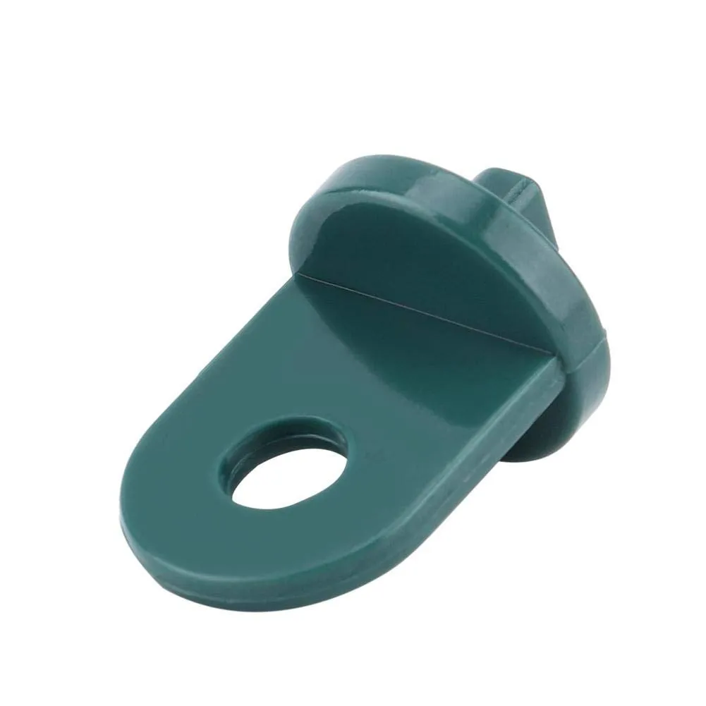 Garosa crochets de serre 50 pièces vert plastique