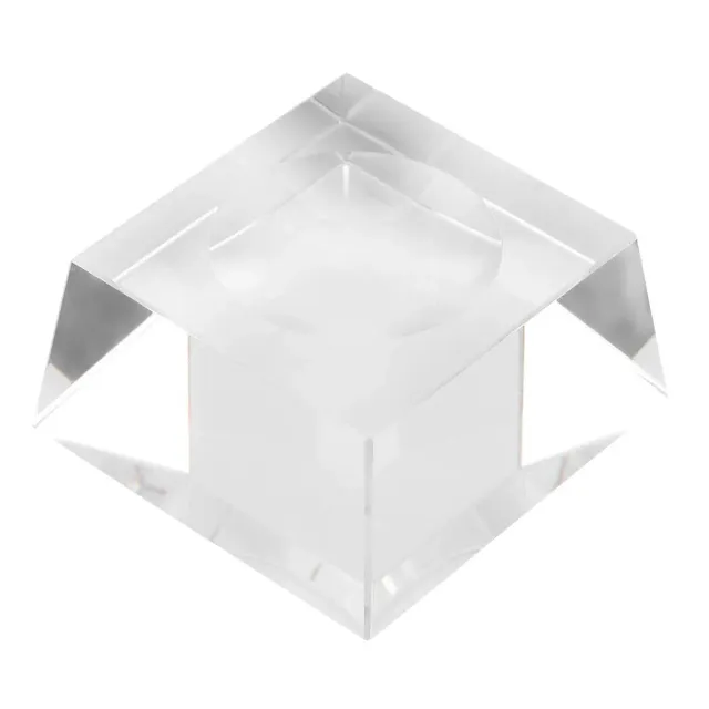 Garosa boule de cristal 3D système solaire 80 mm, base transparente