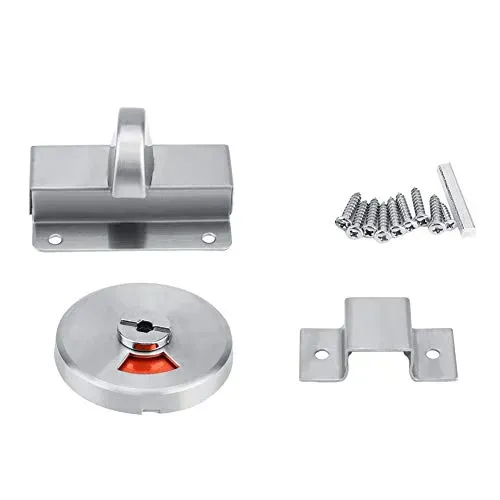 Garosa Verrou de porte rotatif avec indicateur rouge vert, inox 201
