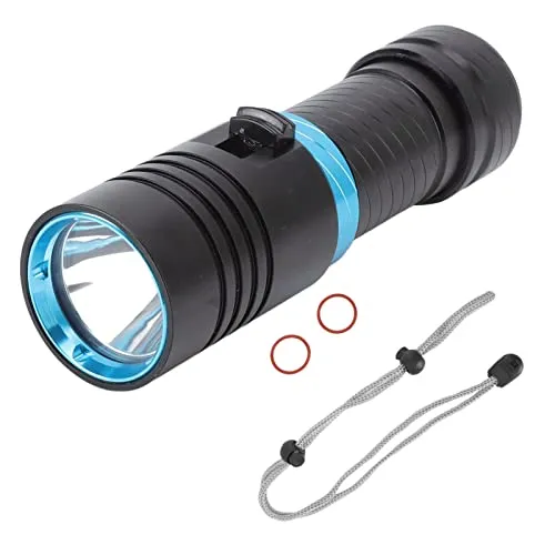 Garosa Lampe de plongée LED 5000LM IPX8 100 m