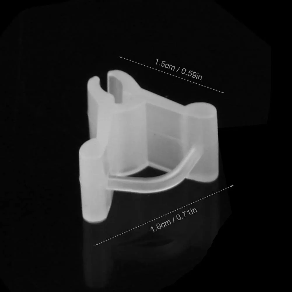 Garosa Clips de greffage pour plantes, 100 pièces transparentes