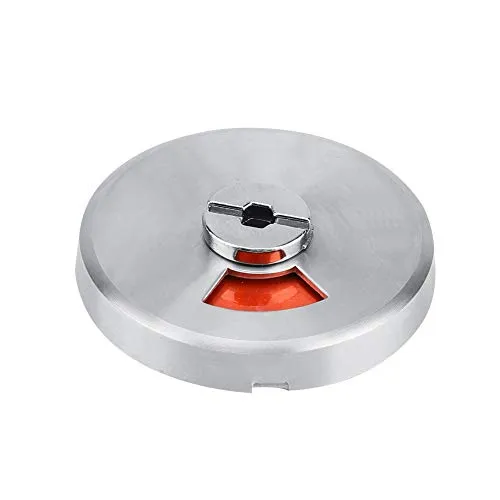 Garosa Verrou de porte rotatif avec indicateur rouge vert, inox 201
