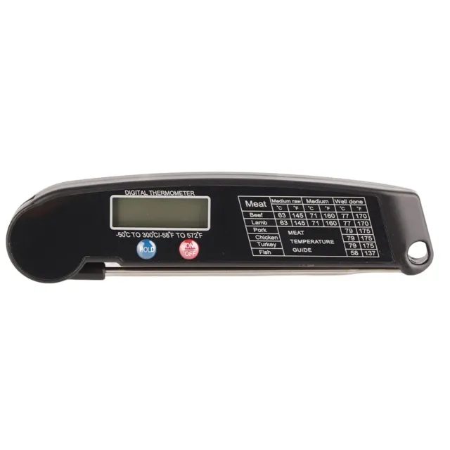 Garosa thermomètre cuisine digital sonde pliable LCD