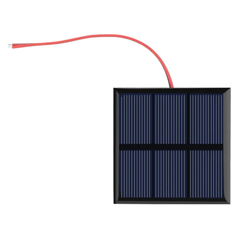 Garosa panneau solaire 0,7 W 1,5 V avec fils, silicium polycristallin