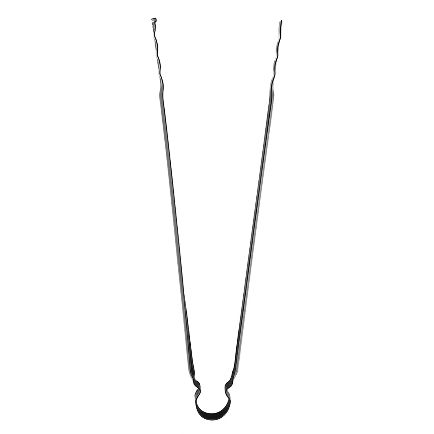 Garosa pince à charbon barbecue métal 30 cm antidérapante