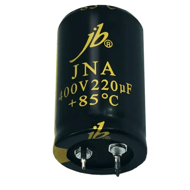 JB Capacitors JNA condensateur électrolytique aluminium snap-in 85°C