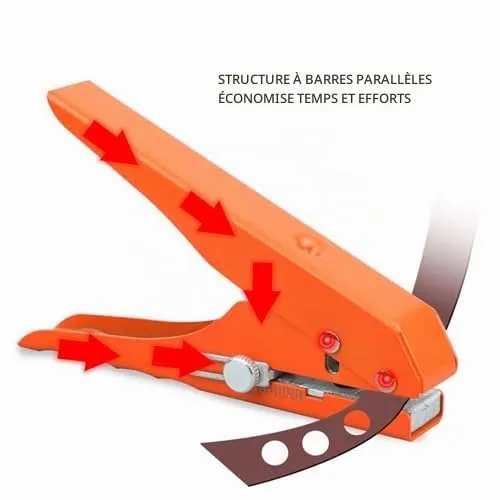 Garosa perforateur manuel 10 mm réglable pour papier et matériaux fins