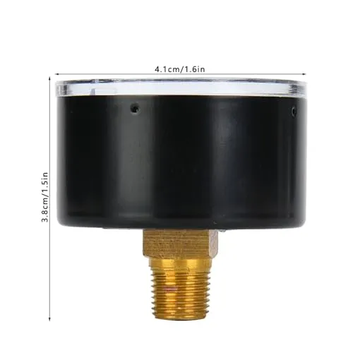 Garosa Manomètre axial BSPT 1/8, 0–15 psi / 0–1 bar