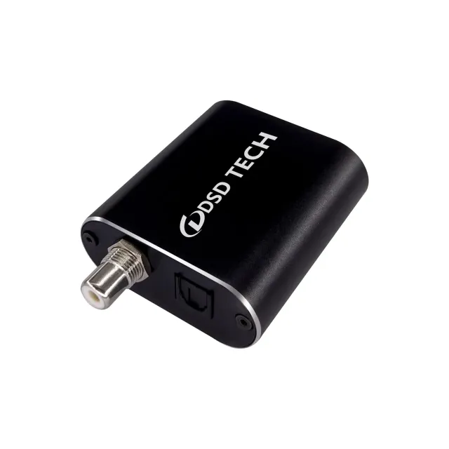 DSD TECH SH-AU01B adaptateur audio USB Toslink coaxial 3,5 mm