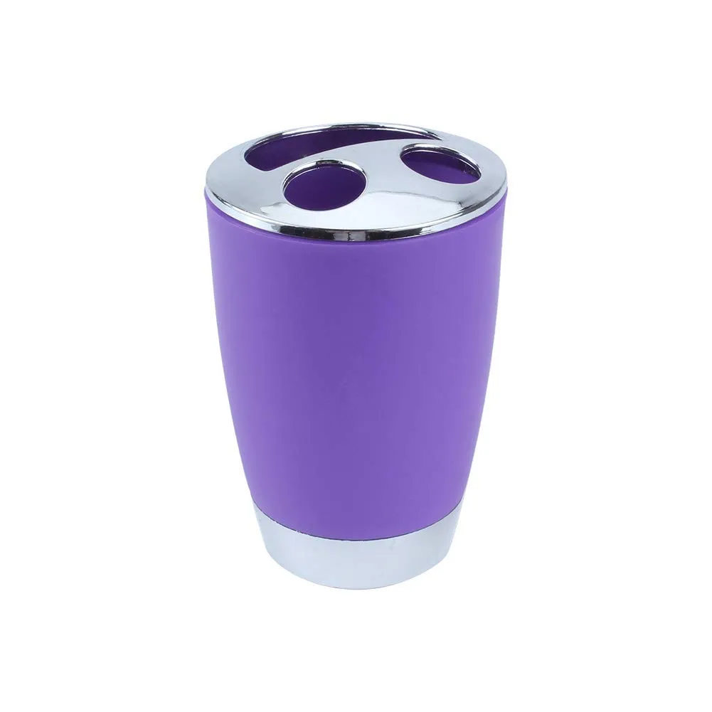 Garosa Ensemble salle de bain 6 pièces violet résine