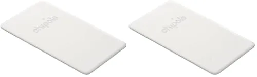 Chipolo CARD Point tracker portefeuille lot de 2 blanc cassé fin