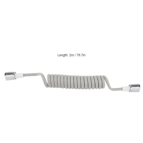Garosa flexible de douche télescopique 2 m gris en ABS