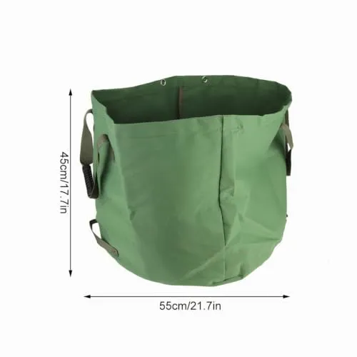 Garosa Sac à déchets de jardin en toile 45 × 55 cm imperméable