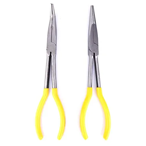 Garosa lot de 2 pinces à bec long 11 pouces acier carbone