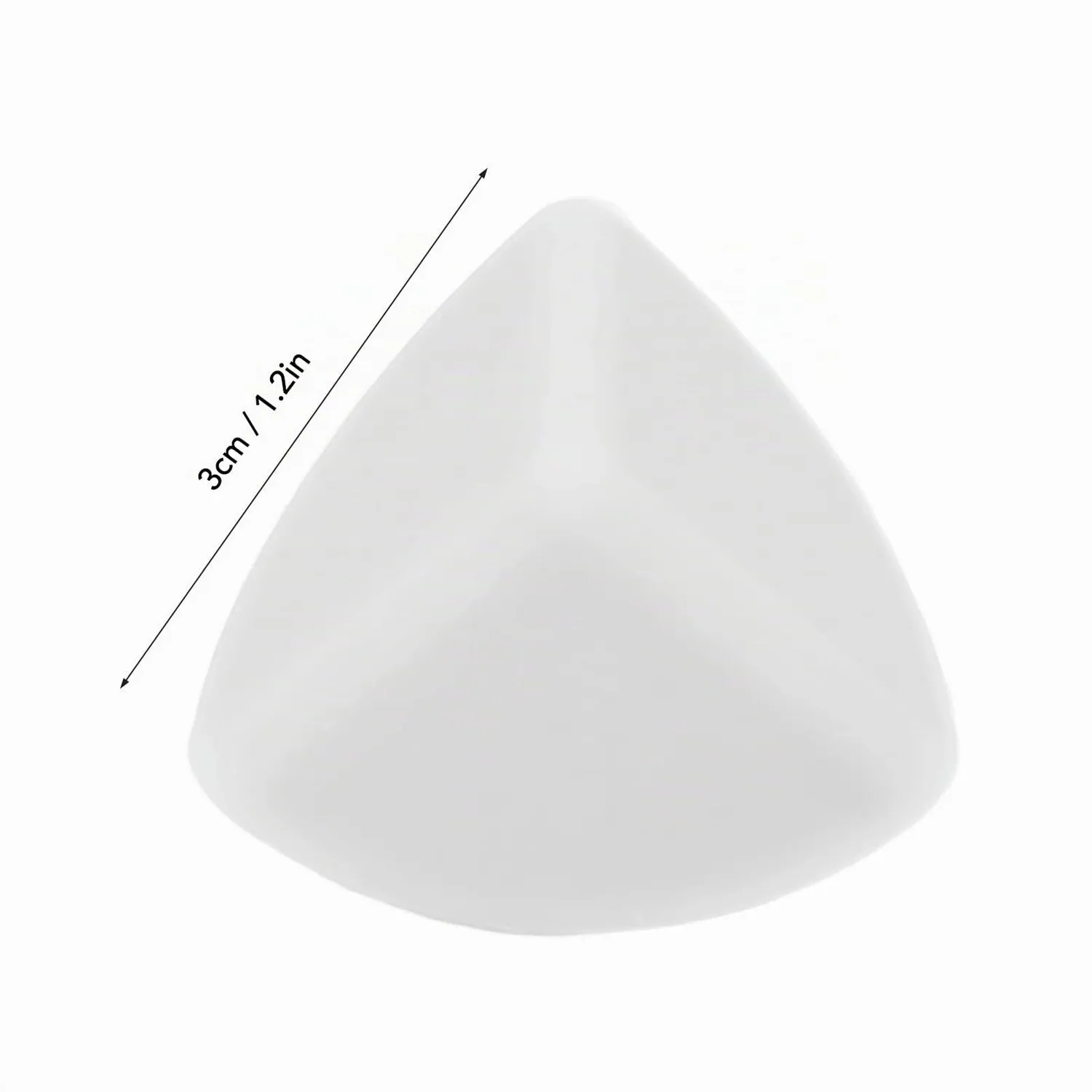 Garosa Protège-angles silicone blanc pur 20 pièces 3 cm