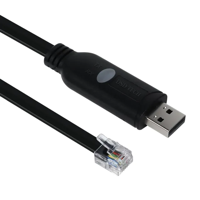 PLC Tech RS232 SH-RJ12K câble USB RJ12 FTDI 2 m