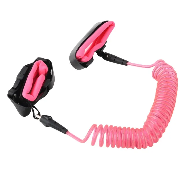 Garosa laisse de poignet enfant réglable 2,5 m rose