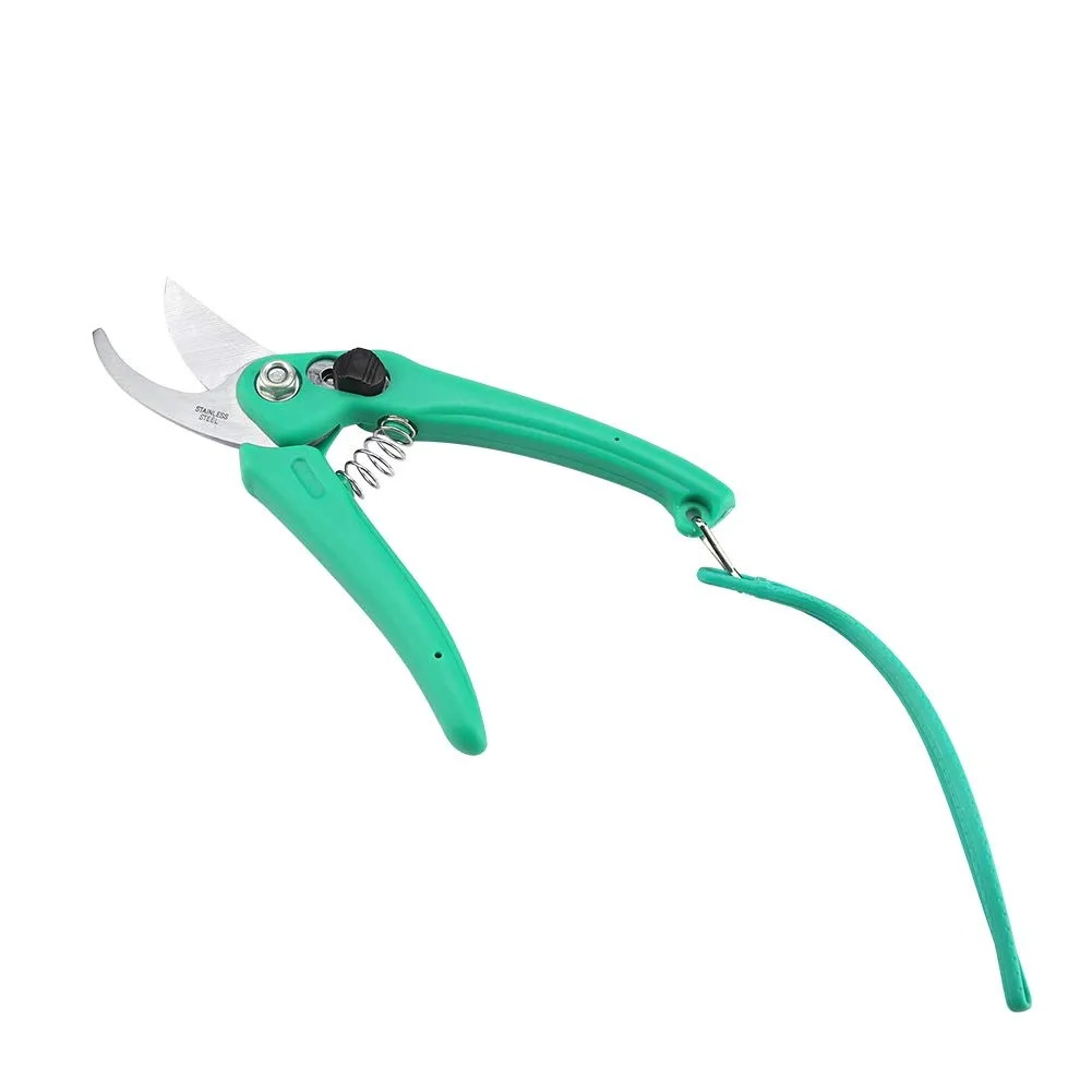 Garosa sécateur jardin bypass inox 17,5 cm ergonomique