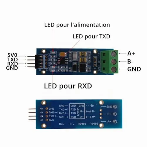 DSD TECH SH-U12 convertisseur RS485 vers TTL 5 V