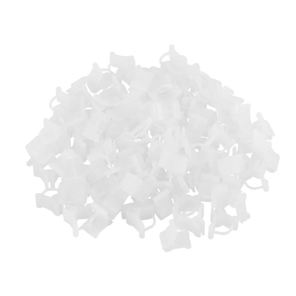 Garosa Clips de greffage pour plantes, 100 pièces transparentes